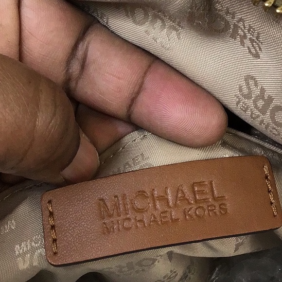 Michael Kors Signature Jacquard Satchel Bag - Picture 4 of 11